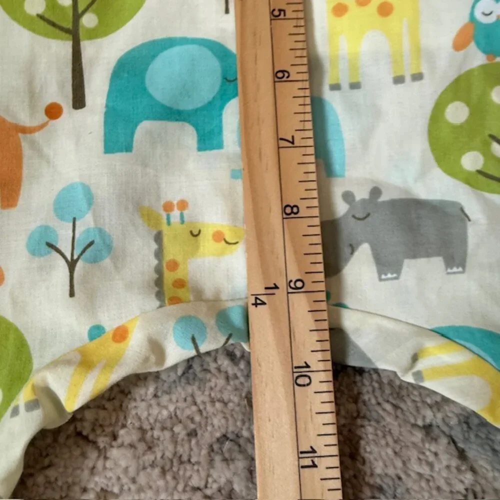 Boppy Pillow Cover Safari Animals - Lions Giraffe Elephant Hippo